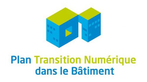 Logo plan transition numerique du batiment