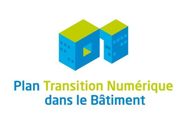 Logo plan transition numerique du batiment