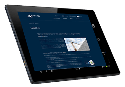 Le label E+C- sur le nouveau site Internet EDYCEM BPE