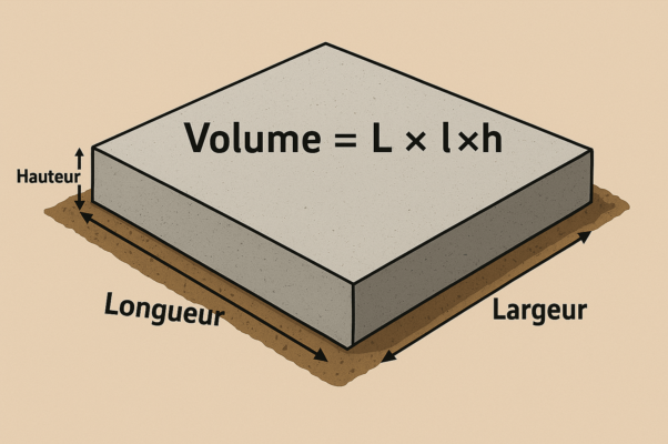 estimer volume beton